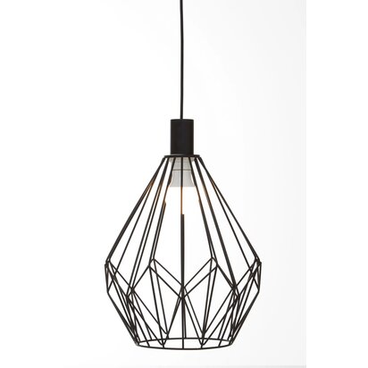 Wyra Black Finish Frame Pendant light