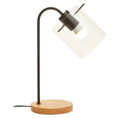Stockholm Matte Black Curved Table Lamp