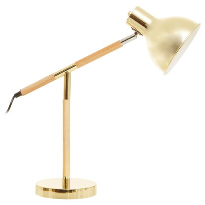 Stockholm Adjustable Desk Lamp in Shiny Brass Finish