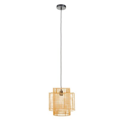 Jaya Natural Rattan Overlapping Pendant Lamp