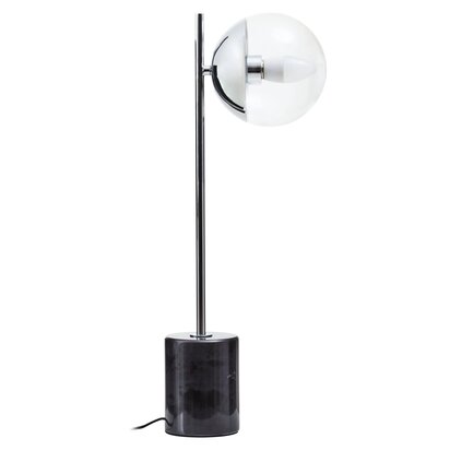 Revive Small Silver Finish Metal Table Lamp