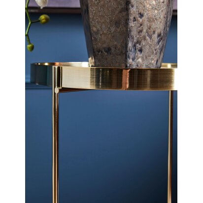 Allure Black Mirror Tall Side Table