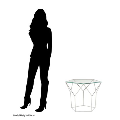 Shalimar Pentagonal Silver Coffee Table