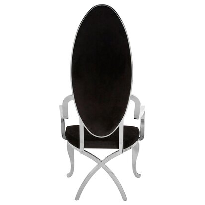 Novara Silver Baroque Chair
