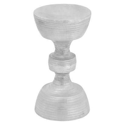 Emiden Large Textured Aluminium Side Table