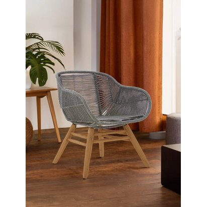 Sisal Grey Rope Armchair
