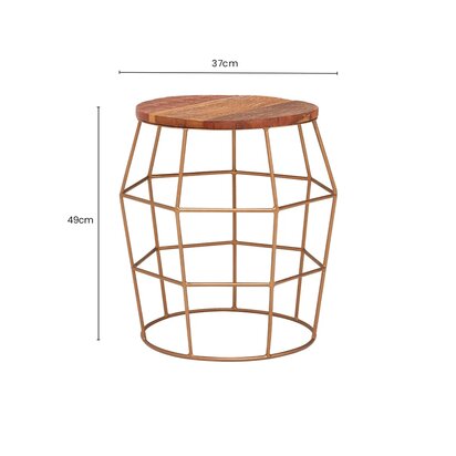 Nandri Rounded Side Table
