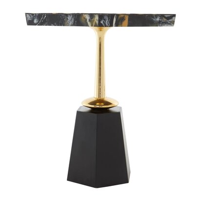Wiloton Hexagonal Horn Top Side Table