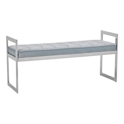 Fenonwell Powder Blue And Silver Finish Bench