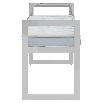 Fenonwell Powder Blue And Silver Finish Bench