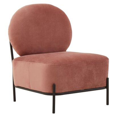 Hayley Mink Velvet Armchair