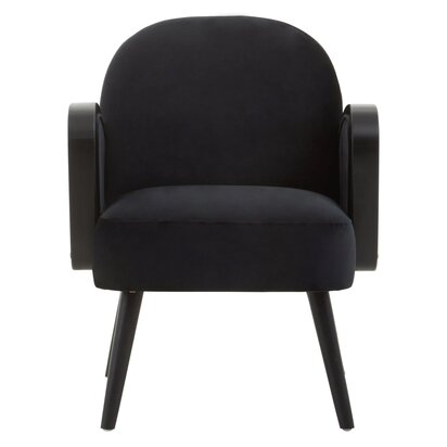 Hayley Natural Velvet Armchair
