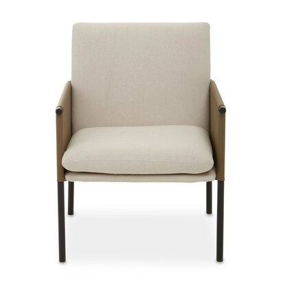 Gilden Grey Leather Effect Bar Chair