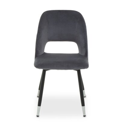Warren Black Velvet Dining Chair