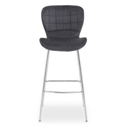 Warren Grey Velvet Dining Chair