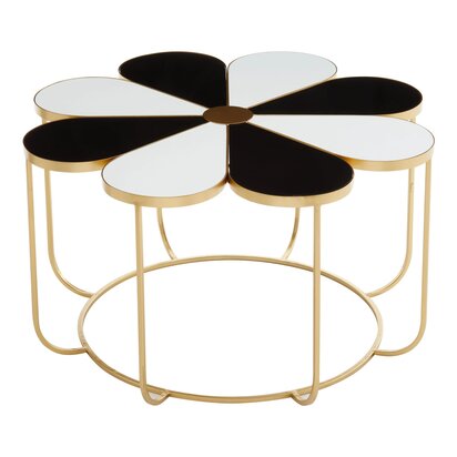 Alea Black Velvet Button Tufted Bench