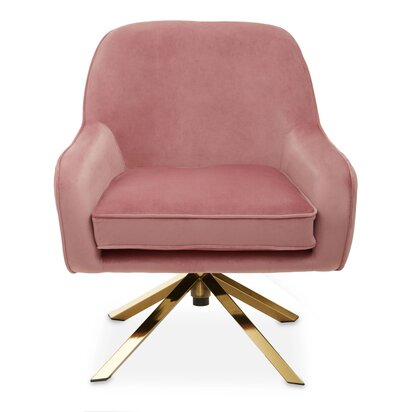 Avery Midnight Velvet Swivel Chair
