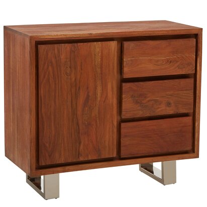 Surax Acacia Wood with Live Edge Console Table