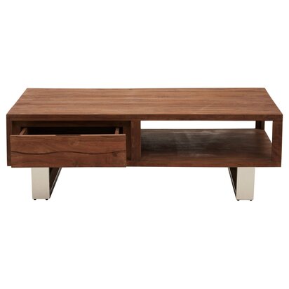 Surax Acacia Wood with Live Edge Coffee Table