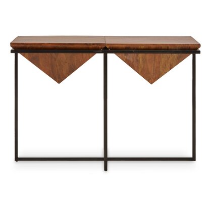 Sarter Seven Drawer Black Mango Wood Chest