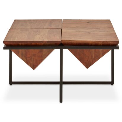 Sarter Black Mango Wood Chest of 4 Drawers