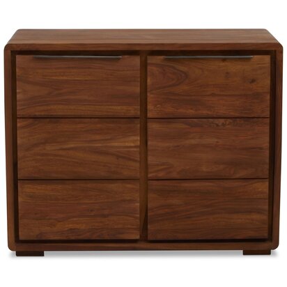 Boho Natural Mango Wood Small Side Table