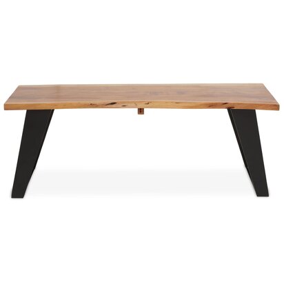 Fusion Black Mango Wood Console Table with Wine Storage
