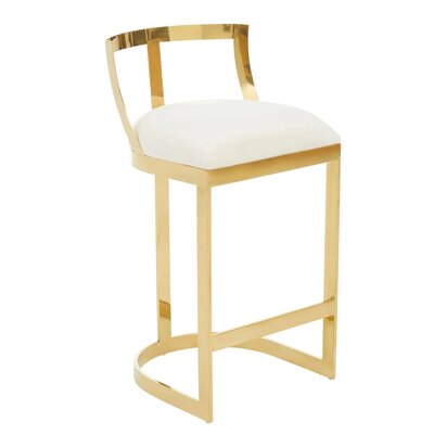 Yasmeen Beige Velvet Armchair