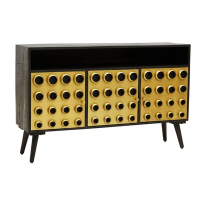 Eliza Gold Dome Cage Two Seat Sofa