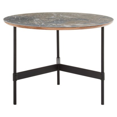 Cebu Rattan and Glass Side Table