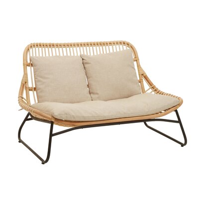 Java Black Rattan Peacock Accent Chair