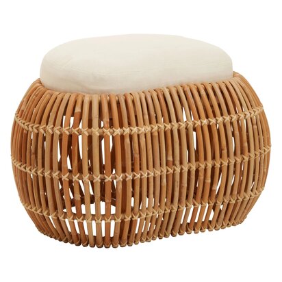 Java Black Rattan Round Chair