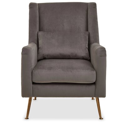 Hestia Mink Velvet Swivel Chair