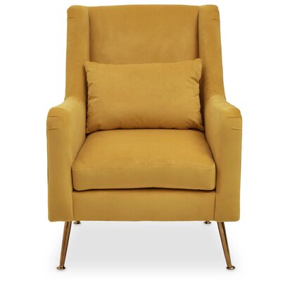 Hestia Beige Velvet Swivel Chair