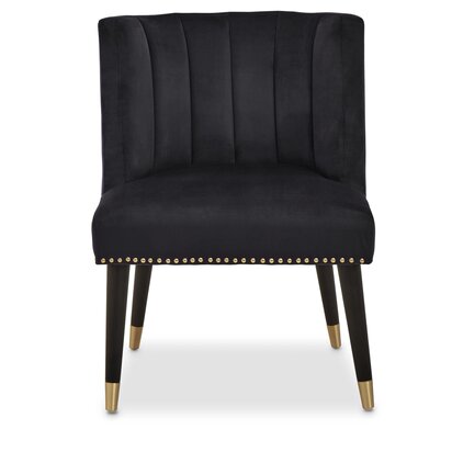 Haley Grey Velvet Round Tufted Footstool