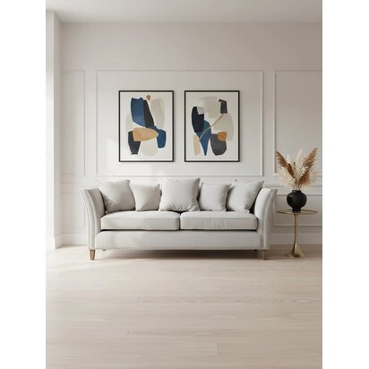 Simbolo Black Nickel Top Side Table