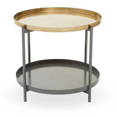 Hampstead Natural and Silver Dining Table