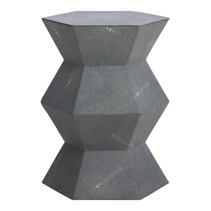 Zamora Square Mink Velvet Ottoman