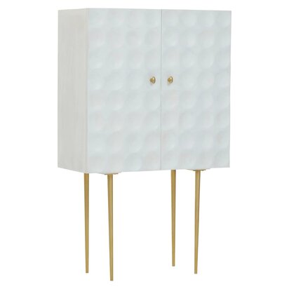 Manado Natural and White Rattan Dining Chair