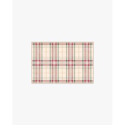 Heirloom Tartan Cream Rug - 60 x 90 cm - All-In-One Rug
