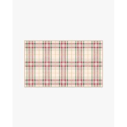 Heirloom Tartan Cream Rug - 90 x 150 cm - All-In-One Rug