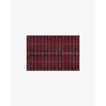 Heirloom Tartan Red Flatwoven Rug - 60 x 90 cm - Rug + Pad System