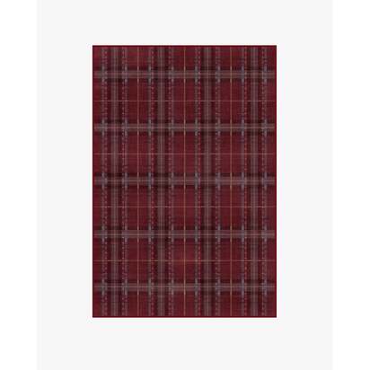 Heirloom Tartan Red Flatwoven Rug - 120 x 185 cm - Rug + Cushioned Pad System