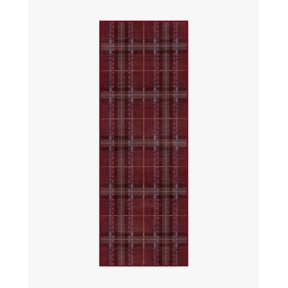 Heirloom Tartan Red Flatwoven Rug - 120 x 185 cm - Rug + Cushioned Pad System