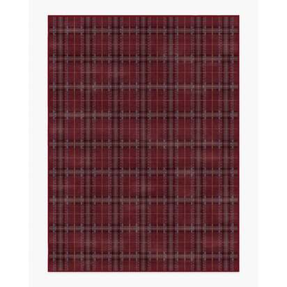 Heirloom Tartan Red Flatwoven Rug - 275 x 365 cm - Rug + Cushioned Pad System
