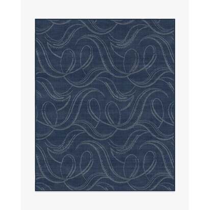 Luster Navy Flatwoven Rug - 245 x 305 cm - Rug + Pad System
