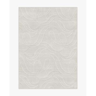 Luster Soft Grey Flatwoven Rug - 150 x 215 cm - Rug + Cushioned Pad System