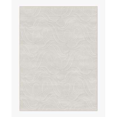 Luster Soft Grey Flatwoven Rug - 275 x 365 cm - Rug + Cushioned Pad System