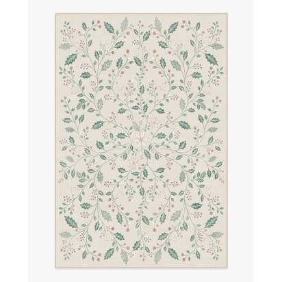 Snowberry Cream Flatwoven Rug - 185 x 275 cm - Rug + Cushioned Pad System