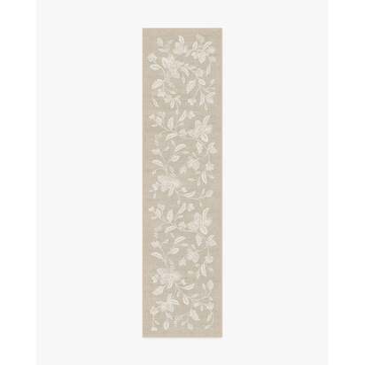 Winter Pine Natural Flatwoven Rug - 75 x 305 cm - Rug + Pad System